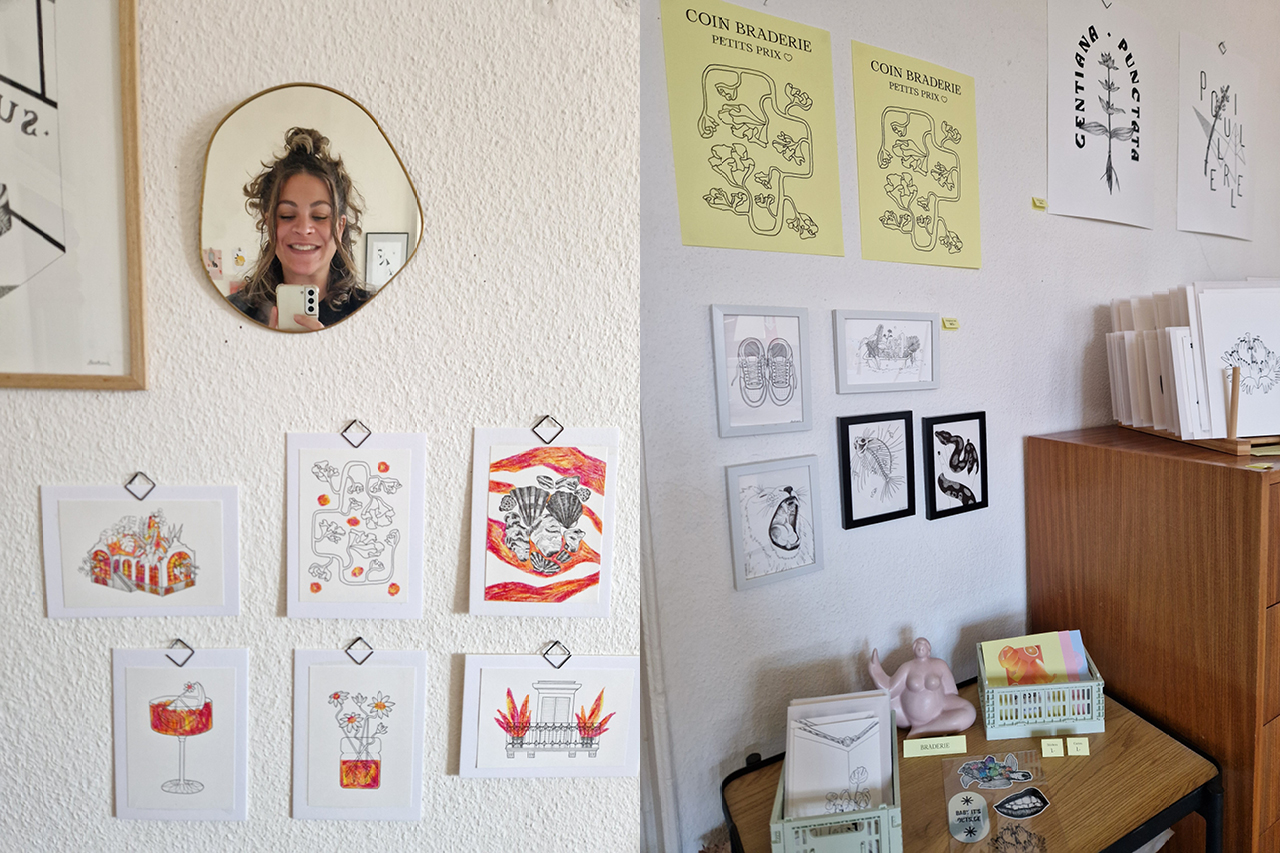 exposition-chateau 53-art illustration-dessin-super-woman-oeuvre-artiste-illustratrice-chaux-de-fonds-design-barbara kipfer cazzato